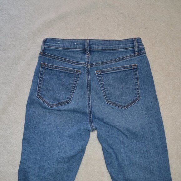 LOFT JEANS HIGH WAIST SKINNY 26/2 RAW HEM - Picture 9 of 9